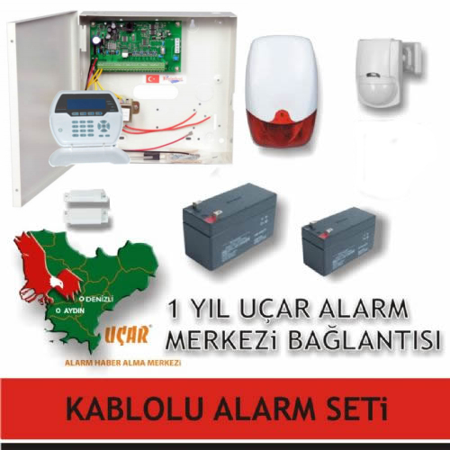 KABLOLU ALARM SETİ, 	 S-16 SET